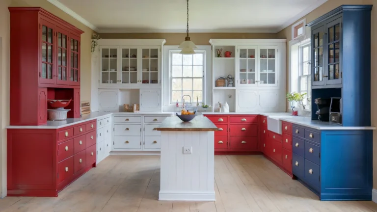 25 Perfect Colors for Your Farmhouse Kitchen Cabinets