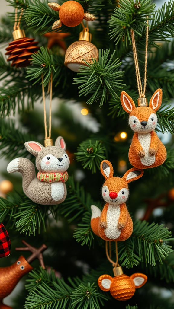 A beautifully decorated Christmas tree featuring silver and gold ornaments, ribbons, and presents underneath.